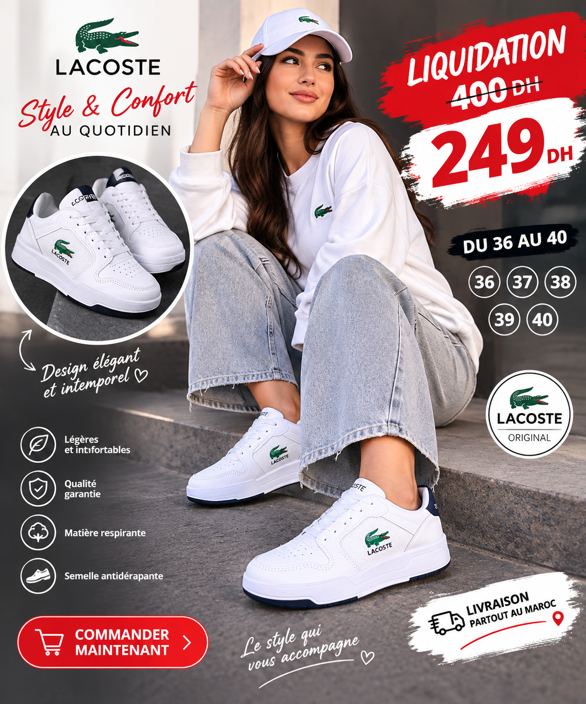 Baskets Femme Lacoste